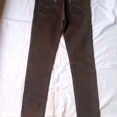Escada Relaxed Dark Brown Stretch Fit Jeans sz 14