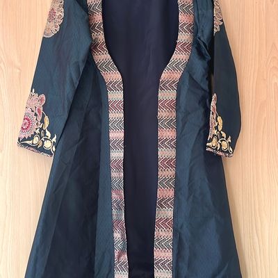 MIRCHI KOMACHI Casual Blazer Jacket is a cute Indo-Western item for ladies.  The print of women… | Blazer outfits for women, Cotton jackets women, Linen  shirts women