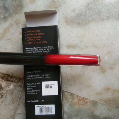 Buy FACESCANADA Comfy Silk Liquid Lipstick - Zealous Red 10, 3ml