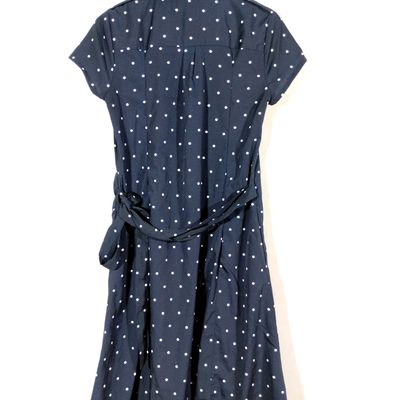 Tokyo talkies navy blue hotsell printed dress