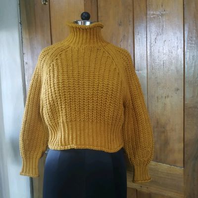 Sweaters & Sweatshirts, H&m Mustard Yellow Sweater