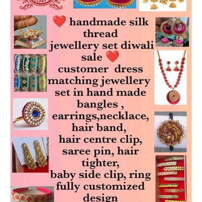 Silk thread clearance jewellery for babies