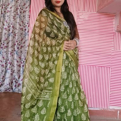 Designer Printed Cotton Saree For Ladies at Rs.700/Piece in jaipur offer by  RR Fabrics