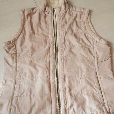 Sleeveless short clearance jacket