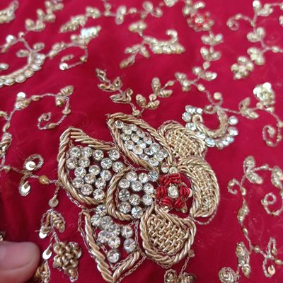 Buy Georgette Embroidery Work Saree With Blouse Designer Bridesmaid Saree  for Women and Girls Online in India - Etsy