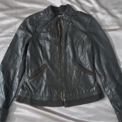 Men's Fashion Genuine Leather Jacket Tan 001 | Feather Skin |-thanhphatduhoc.com.vn