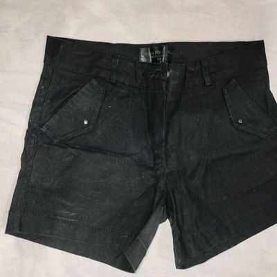 Women Denim Cargo Shorts Slim Mini High Waist Pockets Casual Hot Pants  Trousers | eBay