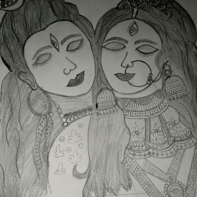 Naina Jaiswal - Art by my wonder mother...Har Har Mahadev🙏... | Facebook