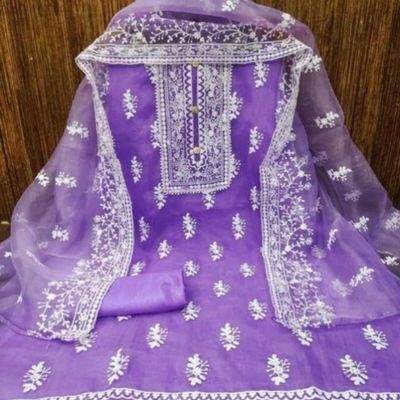 Buy Purple Dress Material for Women by GRIVA DESIGNER Online | Ajio.com