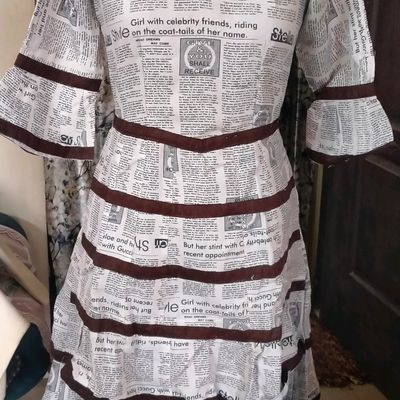 DIY | I Made a Newspaper Dress !! | Palak Bansal - YouTube
