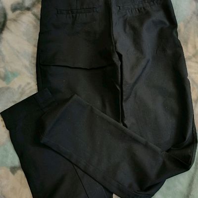 Buy Men Solid Slim Fit Black Track Pants Online - 220022 | Allen Solly