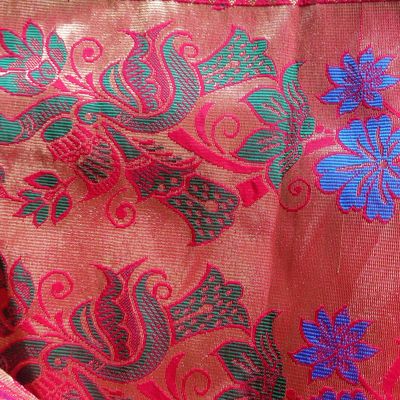 Brocade border Semi Paithani Saree - Nishalika