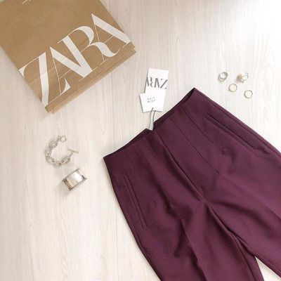 ZARA brand new sequin flared trousers Size... - Depop