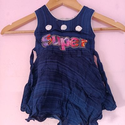 Buy Zuvim Baby Girls Dress Denim Dungaree , Blue (12-18 months) Online at  Best Prices in India - JioMart.