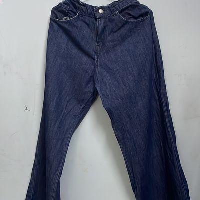 Winter New Men's Warm Slim Fit Jeans Business Fashion Thicken Denim Trousers  Fleece Stretch Brand Pants Black Blue - AliExpress