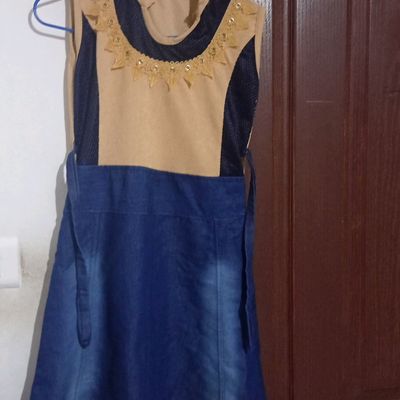 Buy Oriex Women's Skirt Dungaree (Light Blue, 32) at Amazon.in