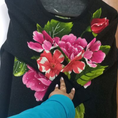 Woolen flower best sale work