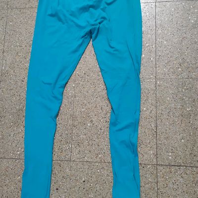 Rama Green color Ankle Length Cotton Lycra High Quality Leggings