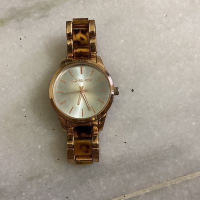 Michael kors store cheetah watch