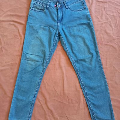 Denim & Co Jeans Women 8 Blue Primark Mom Tapered High Rise Preppy Light  Wash * | eBay