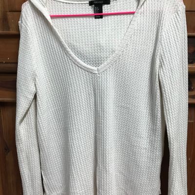 Forever 21 white top jumper