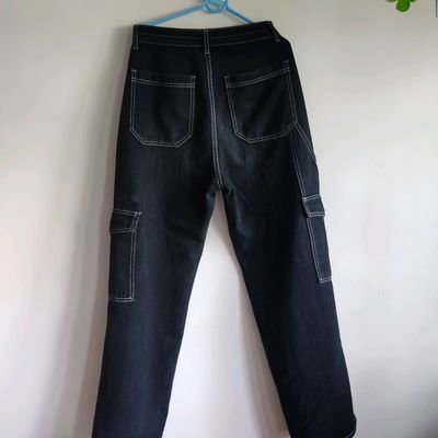 Black Cargo Jean