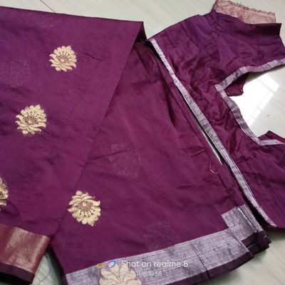 Woven Art Silk Saree in Purple : SPF4510