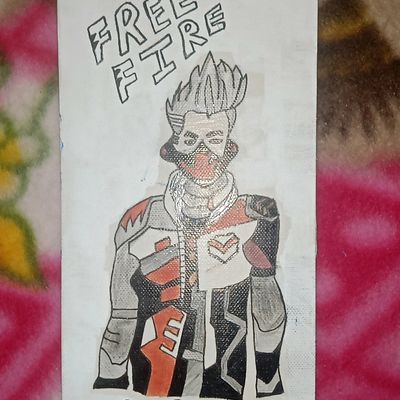 Dj Alok character drawing | free fire - YouTube