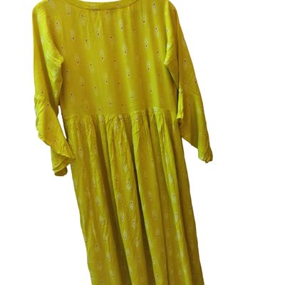 Buy Berrylush Women Yellow Printed Maxi Dress - Dresses for Women 9249053 |  Myntra