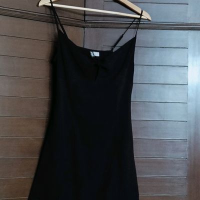 H&m divided black top dress