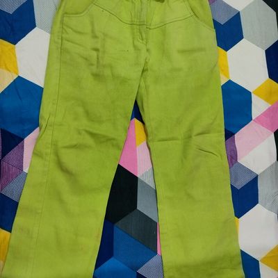 Buy Neon Green Pants Small Size at Amazon.in