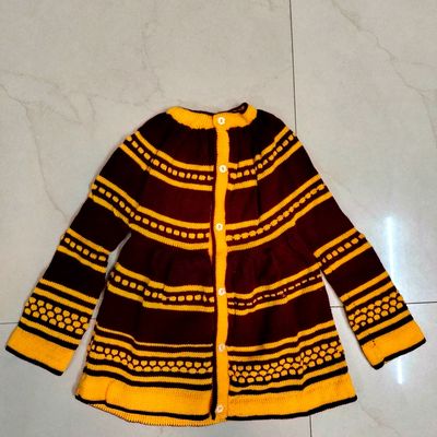 Baby frock outlet sweater