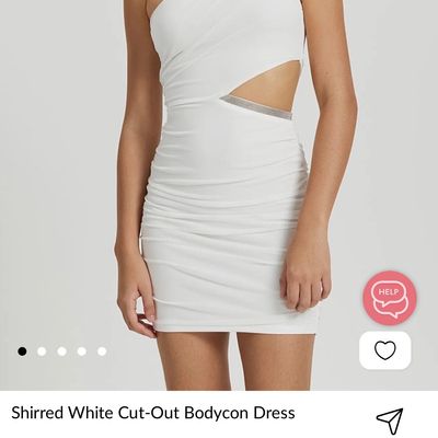 Buy Ribbed Sleeveless Tank Bodycon Mini Cami Dress for Women (Medium, White)  at Amazon.in
