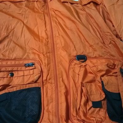 Orange vans sales windbreaker