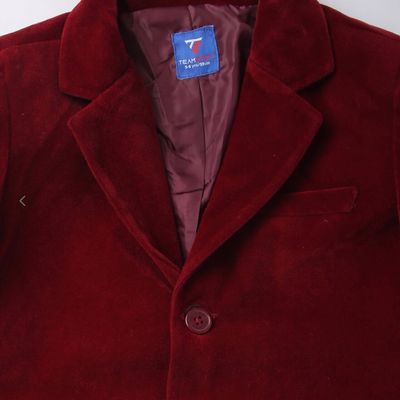 Boys red clearance velvet jacket