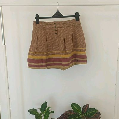 cotton skirt with lining