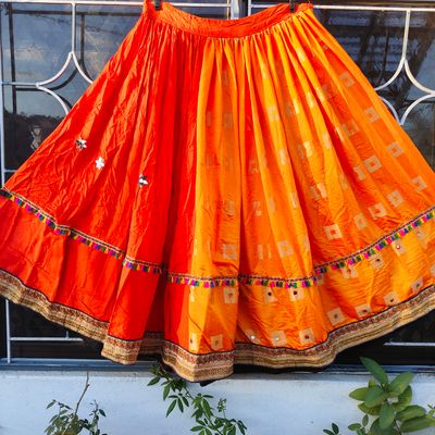 How to drape 6Y Saree over cancan skirt 💫