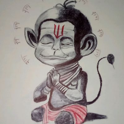pencil sketch ✏️✏️ #pencil sketch ✏️✏️ #Hanuman ji status bajrangbali  Status #🙏 जय हनुमान video Ram bhakt - ShareChat - Funny, Romantic, Videos,  Shayari, Quotes