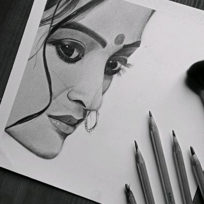 Artwork | Set Of 3 Beautiful Sketches And Drawing | Freeup