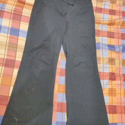 Burberry Men's Strap Detail Cotton Trousers, Brand Size 52 (Waist Size  35.8