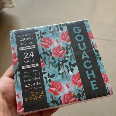 Gouache Sheets - 300 GSM - Square Paper | Zen Sangam