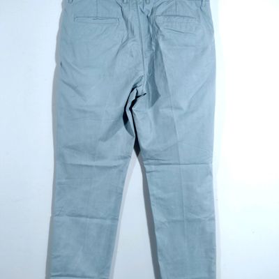 Buy Roadster Men Light Blue Torino Slim Fit Trousers - Trousers for Men  161472 | Myntra