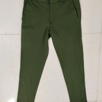 Mens Gents Classic Cavalry Twill Smart Casual Formal Trousers Pants in Olive  | eBay