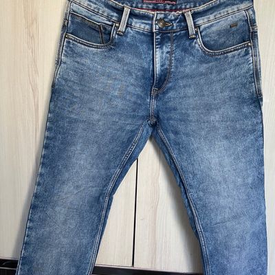 Buy Men Blue Slim Fit Mid Wash Jeans Online - 740045 | Allen Solly