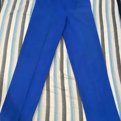 Navy Blue Cotton Regular Fit Trouser – Diners Pakistan