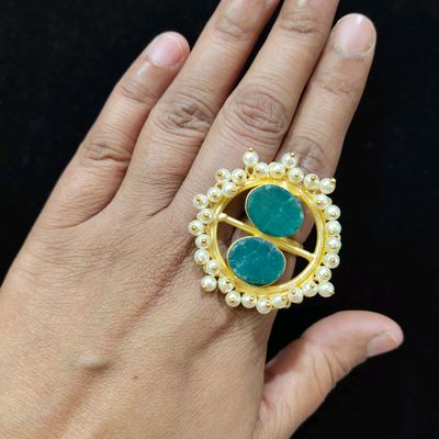 Kwaku Ring - handmade sisal and brass ring – Mille Collines