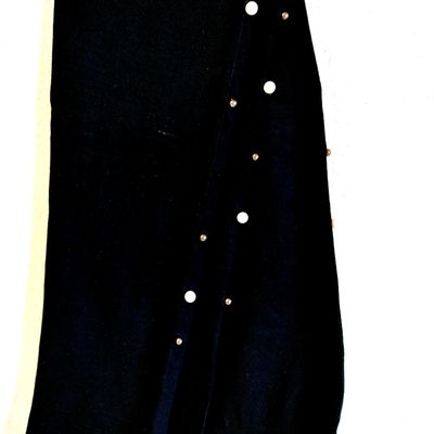 Women's Black Pearl & Rhinestone Long Sleeve Mesh Top NEW Size Small | eBay