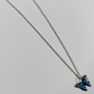 Blue Opal Butterfly Necklace – STONE AND STRAND