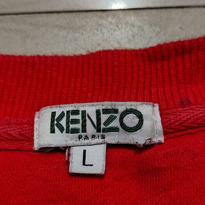Sweats & Hoodies | Kenzo Paris sweatshirt red size L | Freeup