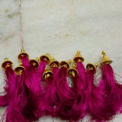 Seashell Design Crochet Tassels | Most Awaited Tutorial | Festival Spl  Design| www.knottythrea… | Silk thread bangles design, Saree tassels, Hand  embroidery designs